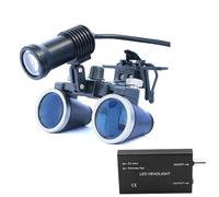 Lente d'ingrandimento per occhiali da dentista 2,5/3,5X con lente d'ingrandimento medica da 3/5 W adatta per chirurgia orale,3.5X-5W