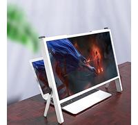 Lente d'ingrandimento per schermo per monitor del computer, lente d'ingrandimento Blu-ray 3X ultra trasparente, amplificatore portatile da tavolo, perfetto per anziani e famiglie