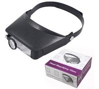 Lente d'ingrandimento per testa, confezione da 3 con lenti 1,5x, 3x, 9,5x, 11x, lente d'ingrandimento sottile, per lettura, artigianato, riparazione hobby