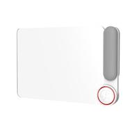Lente d'ingrandimento portatile con ingrandimento 5x, grande lente d'ingrandimento per lettura per anziani e anziani, pieghevole Fresnel ens con manico antiscivolo, in acrilico a distorsione zero per