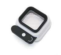 Lente d'ingrandimento portatile con luce 15X 20X LED UV Detector manico girevole scala per anziani lettura gioielli monete ispezione 97 mm