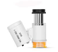 Lente D'Ingrandimento Portatile Con Luce LED UV Per Gioielli Diamante Gem B T6G5