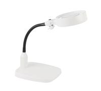 Lente d'ingrandimento portatile da scrivania con lente d'ingrandimento 10x con lampada a 6 LED