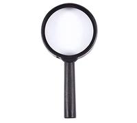 Lente d'ingrandimento portatile in plastica nera da 40 mm, lente d'ingrandimento 3X