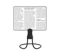 Lente d'ingrandimento portatile in vetro con design collana ingrandimento 2x illuminazione a LED a tre colori grande vista aiuto collo lente d'ingrandimento