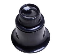 Lente d'ingrandimento professionale per gioiellieri, 20 volte, lente d'ingrandimento per gioielli, strumento per la riparazione di francobolli, monete, diamanti