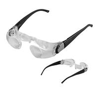 Lente d'ingrandimento regolabile 4X, antiriflesso, indossabile, per presbiopia, anziani, guardare la TV per lettura con problemi di vista, occhiali da pesca indossabili per TV