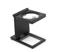 Lente D'ingrandimento Tascabile, LED Tascabile Pieghevole in Metallo con Lente D'ingrandimento in Scala per L'industria 'orologeria, Lente D'ingrandimento per Gioielliere, Mappa,
