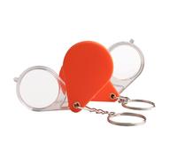 Lente d'ingrandimento tascabile, piccola lente d'ingrandimento pieghevole con portachiavi, lente d'ingrandimento portatile con gancio, lente d'ingrandimento portatile, lente d'ingrandimento per