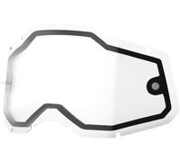 Lente doppia per Maschera Accuri 2/Racecraft 2/Strata 2 100% Trasparente