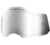 Lente doppia per Maschera Moto Accuri 2/Racecraft 2/Strata 2 100% Argento