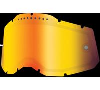 Lente doppia per Maschera Moto Accuri 2/Racecraft 2/Strata 2 100% Rosso