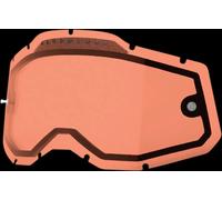Lente doppia per Maschera Moto Accuri 2/Racecraft 2/Strata 2 100% Rosso