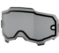 Lente doppia per Maschera Moto Armega 100% Fumé