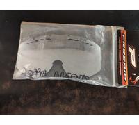 LENTE DOPPIA PROGRIP ARGENTO SPECCHIO ANTIFOG OCCHIALI MOTO CROSS ENDURO