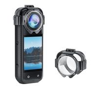 Lente Guardie copertura protettiva Compatibile con Insta360 X5, Protettore di guardia della lente della macchina fotografica di azione Specchio del cappuccio di vetro temperato