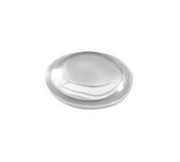 Lente in vetro convessa, lente di ingrandimento in vetro ottico, resistente alle alte temperature, con oltre il 97% di trasmissione della luce, per faretti LED, lampade auto, torce e lampade di