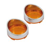 LENTE INDICATORI DI DIREZIONE CON VISIERA, 00-20 H-D with bullet turn signals (e
