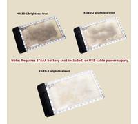 Lente Ingrandimento Con 43 LED per Clearly Vista Vari Riparazione Task Lettura