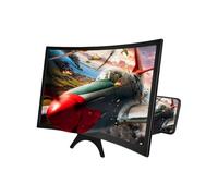 Lente Ingrandimento Schermo Smartphone 3D Curva 12" con Supporto | Ingranditore Schermo per Telefono iOS e Android | Visione HD senza Affaticamento Occhi | Portatile e Pieghevole | Art. 30055