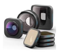 Collezione di obiettivi GoPro HB-Series (HERO13 Black) - Include mod obiettivo ultra grandangolare, mod obiettivo macro, mod obiettivo anamorfico, confezione da 4 filtri ND e custodia