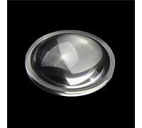 Lente ottica trasparente Lente ottica acrilica piatta-convessa con riflettore bordato e focalizzante, lente d'ingrandimento convessa, 1 pz