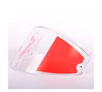 Lente per Casco da Moto, Compatibile con L-S-2. Valiant Casco Visiera Scudo Arcobaleno Scudo Smoke Colorful Silver Lens Solo Compatibile con L-S-2 FF399. Modello con Fori di Patch Anti-Fog