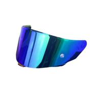 Lente per Casco da Moto, KYT TT Course Shield di Ricambio for Visiera for Casco TTC, Lenti Anti-UV, Accessori for Casco da Moto (Solo for Uso diurno in Argento)(Rainbow-Day Use Only)