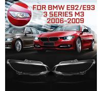 Lente per faro,Gioco Copertura della Lampada Trasparente per BMW E92 E93 M3