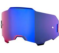Lente per Maschera Moto Armega 100% Blu, A specchio