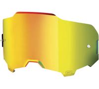 100percent Armega Replacement Lenses Oro Injected Dual Pane Vented Mirror Gold Lens/CAT2 Gold