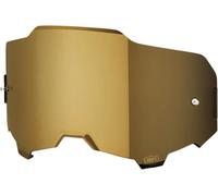 Lente per Maschera Moto Armega 100% Oro, A specchio
