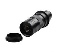 Lente per microscopio ottico professionale C-Mount 0,7-4,5X per registrazione video HD scheda PCB valutazione gioielli attrezzature di laboratorio (120X)