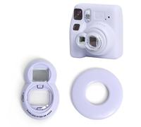 Lente per ravvicinamento a specchio per selfie, compatibile con Fujifilm Instax Mini SE 7+ 8 9, accessorio per autoritratto istantaneo, con anello ausiliario per una migliore messa a fuoco e scatti