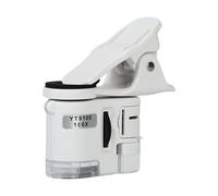 Lente portatile del microscopio con LED luminoso strumento di rilevazione della valuta dei gioielli microscopio di valutazione scientifica strumento tasca