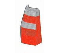 LENTE POSTERIORE SINISTRO FUME' FIAT FIORINO 01/94 IN POI MOD CIBIE