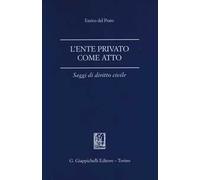 L'ente privato come atto. Saggi di diritto civile