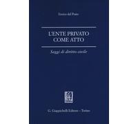 L'ente privato come atto. Saggi di diritto civile - 2015 - Giappi
