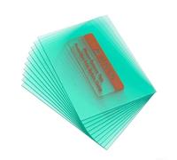 Lente Protettiva PC Resistente Al Fuoco Casco 115x90mm | Materiale PC trasparente, dimensioni 110 x 90 mm, protezione esterna contro le scintille, design anti-goccia