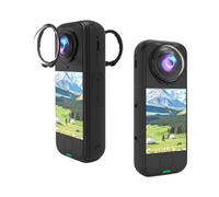 Lente protettiva per fotocamera Insta360 X4 Air, copertura in vetro temperato ottico 10H HD, trasmissione luminosa al 98%, rivestimento antiriflesso e idrorepellente, installazione Twist-On