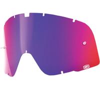 Lente Ricambio Maschera Moto Barstow Classic/Legend 100% Rosso, Blu
