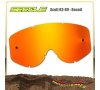 LENTE SEECLE A SPECCHIO COMPATIBILI OCCHIALI CROSS SCOTT 83-89 E RECOIL ROSSO