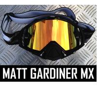 Lente Specchio FIRE Per OAKLEY MAYHEM Motocross MX Goggles Tear Off