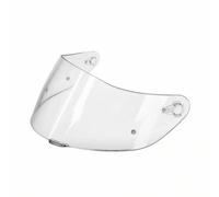 Lente Visiera in Policarbonato Trasparente Ricambio per Caschi K1S K3SV Schermo Parabrezza Curvo con Fori Preforati Adatto per ciclisti E Guida Notturna, Bianco, Trasparente