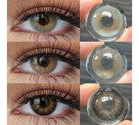 Lenti a contatto colorate Freshlady Everyday Color Contacts Pupilentes Molly Collection, per un aspetto bello per matrimoni e San Valentino, usa e getta per 1 anno Idrogel