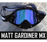 Lenti A Specchio Blu Ghiaccio Per OAKLEY Mayhem Motocross MX Goggles Tear Off