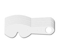 Progrip Set di 10 Lenti a Strappo, Chiara, AntiGraffio Lente di Ricambio, Multicolore, Taglia Unica Unisex-Adulto