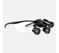 Lenti Dentali 3.5x, Occhiali Frontali Con Luce LED, Lenti Ampio Campo Per Odontoiatria, Oftalmologia O Pelle(Black)
