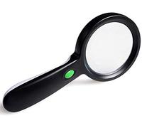 Lenti di ingrandimento Ausili per la vista Lente di ingrandimento portatile illuminata, con 12 luci a LED Lenti ottiche HD Occhiali da lettura 20X ad alto ingrandimento Tascabile per identificazione