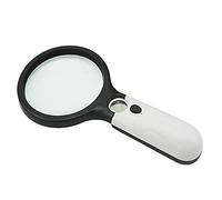 Lenti di ingrandimento, lente di ingrandimento portatile 10X con illuminazione, specchio assistito 30X con luce a LED, lente HD per lettura di libri, identificazione di gioielli, orologi, artigianato